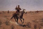Frederic Remington The Flight France oil painting reproduction